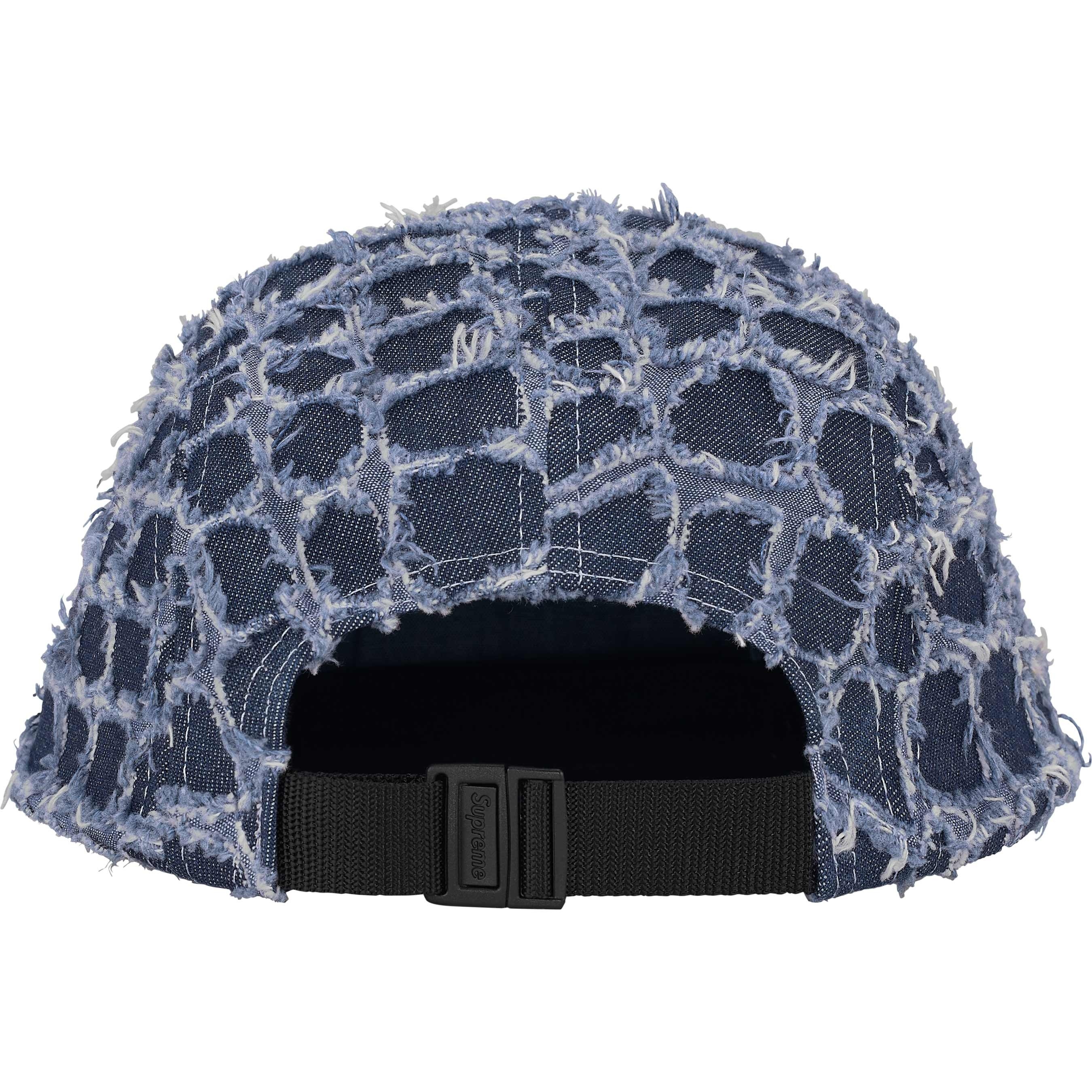 Frayed Croc Denim Camp Cap view 3